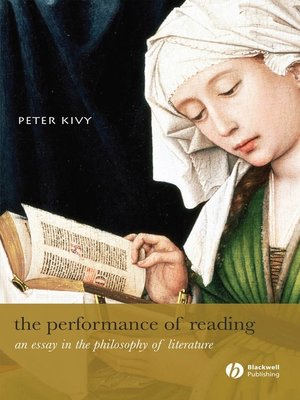 cover image of The Performance of Reading